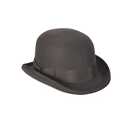 Chapeau melon gris