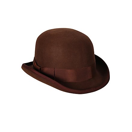 Chapeau melon marron
