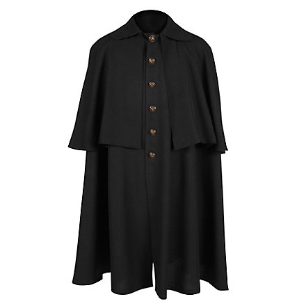 Coachman coat black