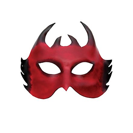 Colombina Demone Venetian Leather Mask