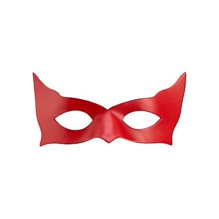 Colombina Incognito rot Venezianische Ledermaske