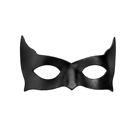 Colombina Incognito schwarz Venezianische Ledermaske