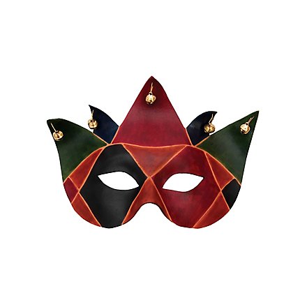Colombina Joker Venetian Leather Mask