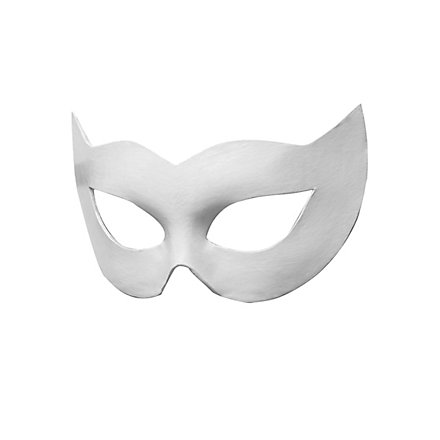Colombina Spiona white Venetian Leather Mask