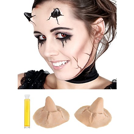 Cornes de Hell Girl Application en latex