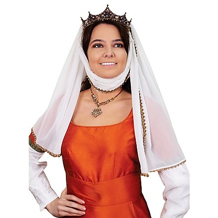 Court ladies' veil - Lagia, white