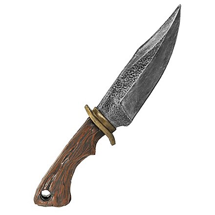 Couteau - Bowie Knife marron/or (32cm)