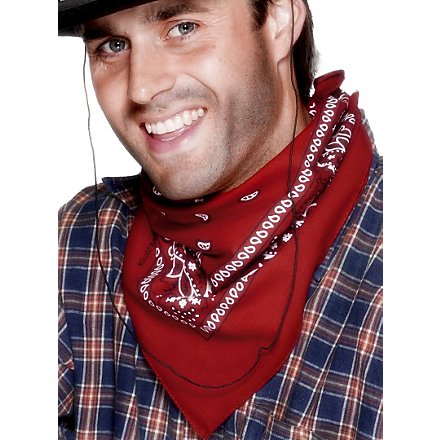 Cowboy Bandana Rood