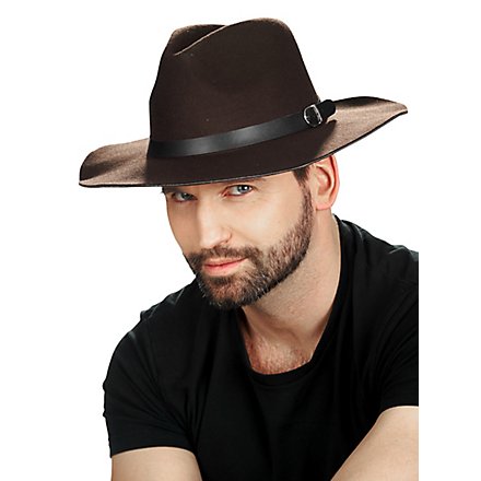 Cowboy Hat With Flat Brim - Andracor.com