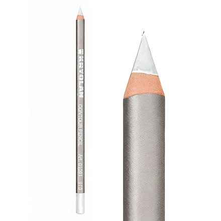 Crayon de maquillage professionnel blanc