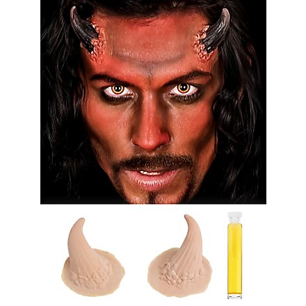 Dämonenhörner Latexapplikation
