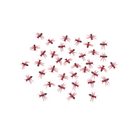 Decorazione di Halloween con formiche rosse - 20 pezzi