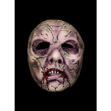 Demi-masque de zombie affamé en latex