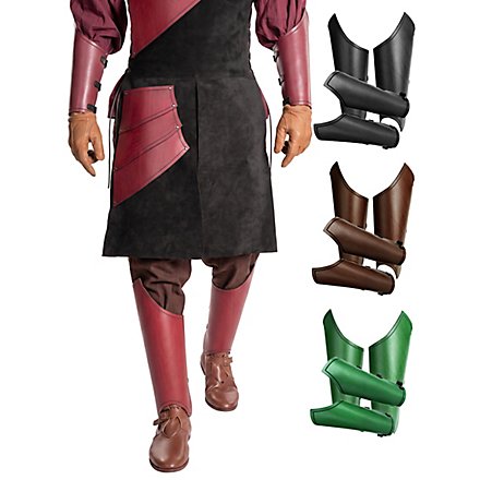 Ensemble de brassards et grèves en cuir – Bandit