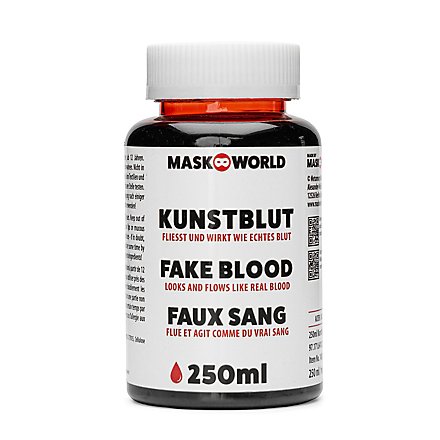 Flacone di sangue finto 250 ml - Film sangue