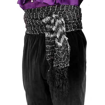 Foulard de pirate noir