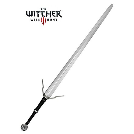 Geralt's silver sword - Wolf medaillon Larp weapon