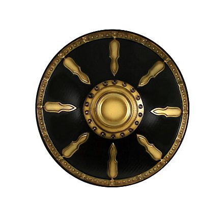 Gladiatorenschild Deluxe gold Polsterwaffe