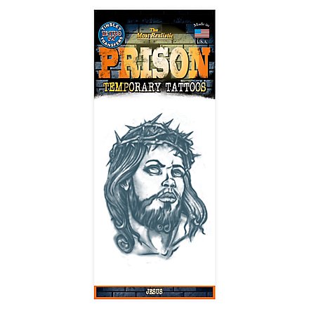 Jezus Gevangenis Plak-Tattoo