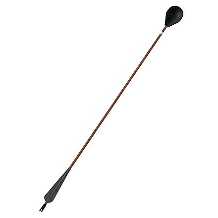 Larp-arrow rounded head, brown shaft