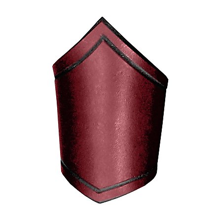 Leather Forearm Band red 