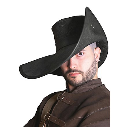 Leder Musketierhut - Toledano Deluxe