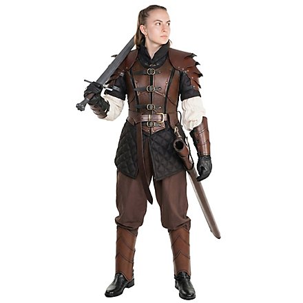 Lederrüstung Komplett-Set - Monsterjägerin