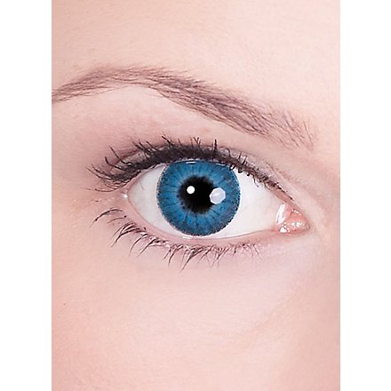 Lente a contatto iride blu con diottrie