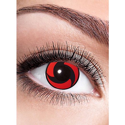 Lente a contatto Mangekyou Sharingan di Itachi con lenti diottriche