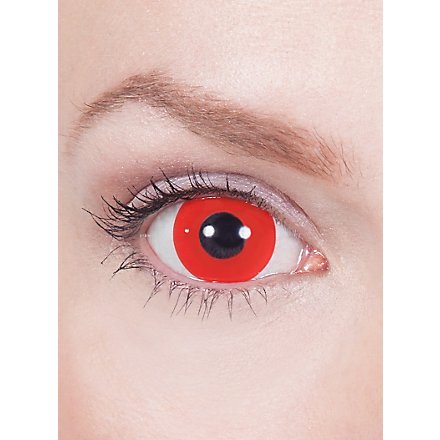 Lentilles de contact mini Sclera rouges