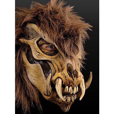 Maschera da cinghiale in lattice