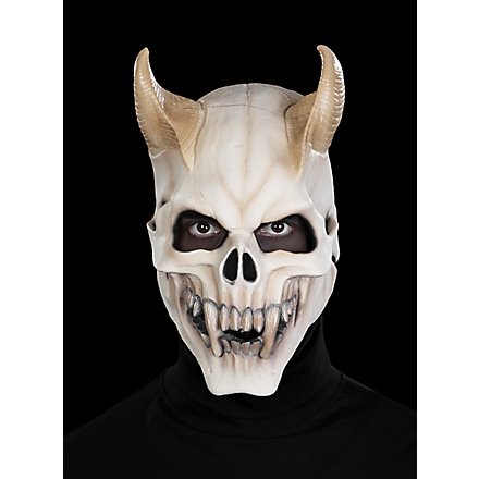 Maschera da teschio demoniaco in lattice
