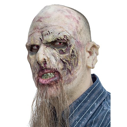 Maschera da zombie in lattice da incollare