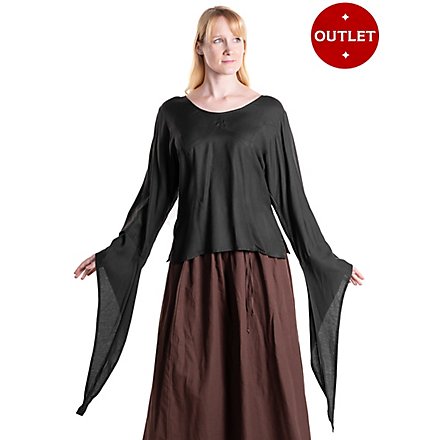 Medieval blouse with trumpet sleeves - Irma