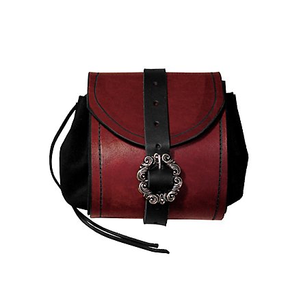 Merchant Leather Pouch red 