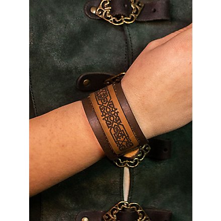 Middeleeuws Leren Armband - Earwen