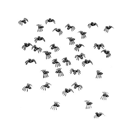Mini araignées décorations d'Halloween - 80 pièces