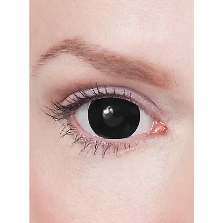 Mini-Sclera black contact lenses