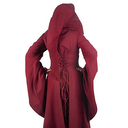 Renaissance Mittelalter Kleid Damen Mit Kapuze - Gothic Cosplay Kostüm Für Halloween & Karneval