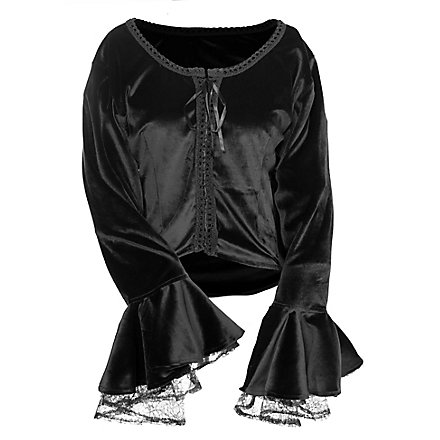 Mittelalter Samtbluse mit Besatz - Erina