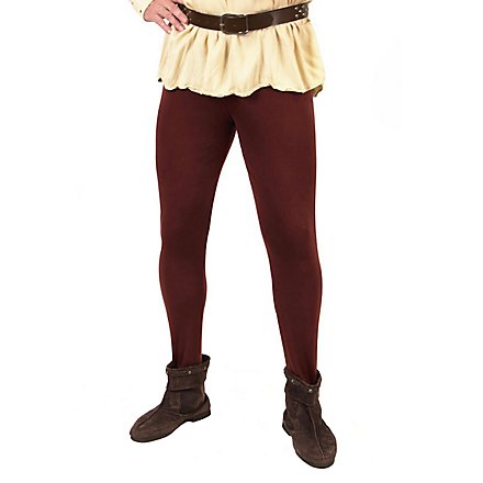 Mittelalter Strumpfhose für Männer burgund