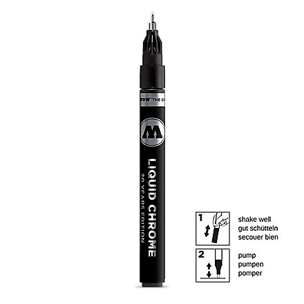 Molotow - Marcatore cromato liquido da 1 mm