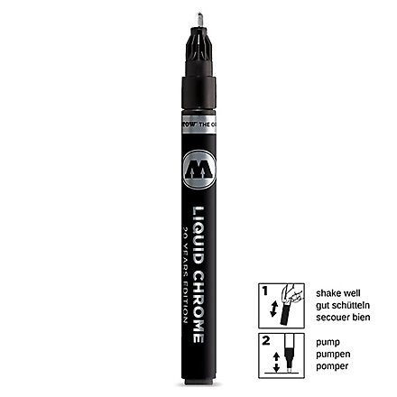 Molotow - Marcatore cromato liquido da 2 mm