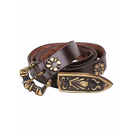 Narrow Mercenary Belt brown 