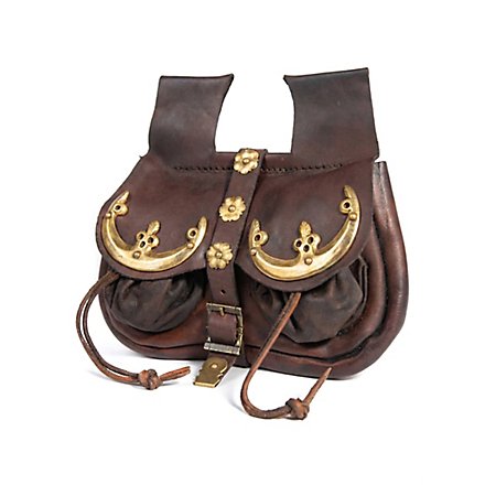 Nierentasche - Louis mit Messingbeschlägen