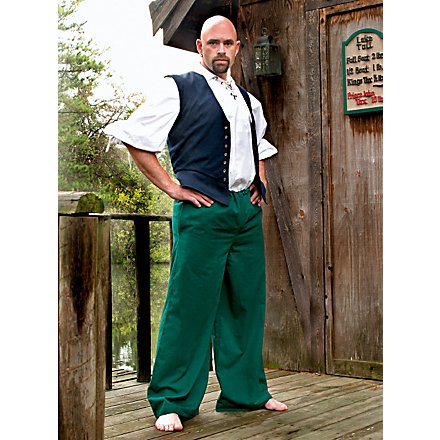 Pantalon de pirate vert