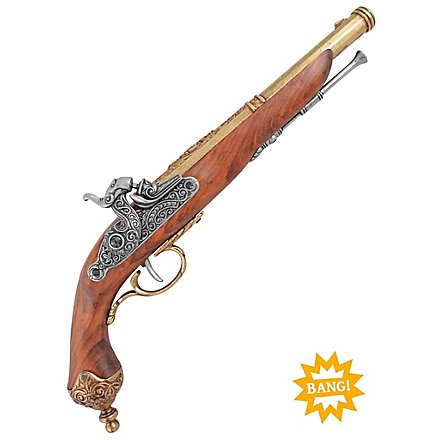 Percussionpistol - italian (brass-coloured)