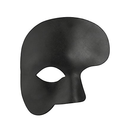 Phantom Sort Venetiansk Lædermaske