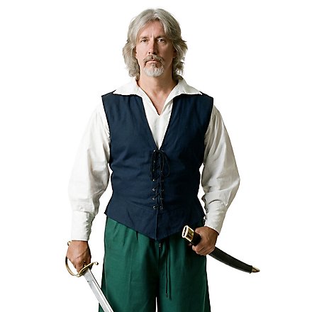 Piratenweste Blau 