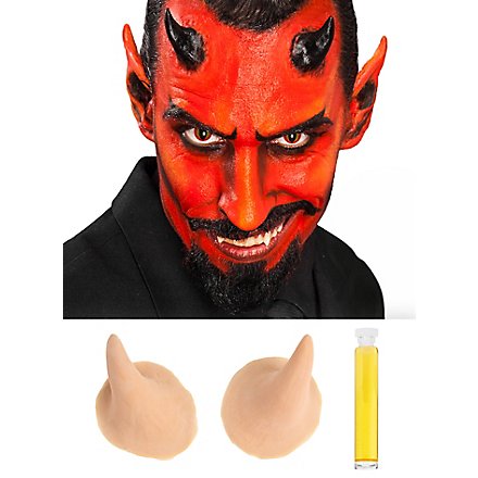 Prothèse en latex cornes de diable
